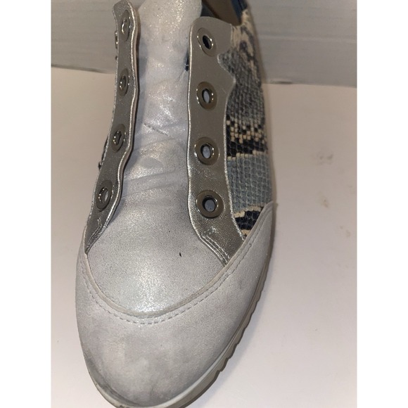 Softwaves Women's Python Print Sneaker Sz 8 Platform Arch Support No Laces, Zip - Picture 14 of 16